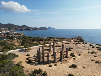 photo of Cala Llentia Stonehenge Ibiza España Spain.