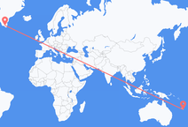 Flyrejser fra Nouméa til Narsarsuaq