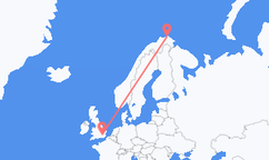 Loty z Mehamn, Norwegia do Londynu, Anglia