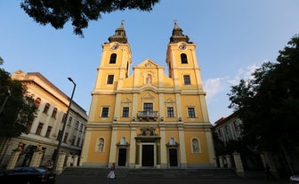 View of Debrecen city, Hungary.