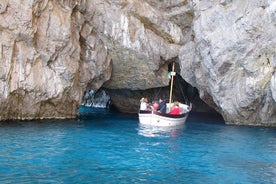 Capri heildagstúr með landi og sjó frá Sorrento