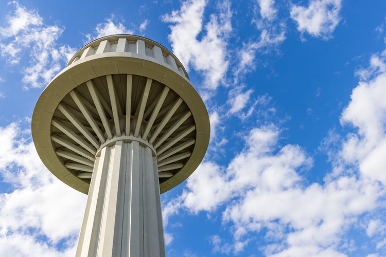 Photo of Water tower in Iisalmi in Savonia in Finland.