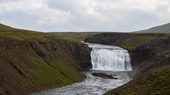  photo of Thorufoss Waterfall in West Iceland