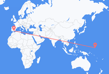 Vuelos de Kosrae, Micronesia a Granada, España