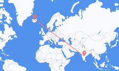Flights from Hyderabad to Akureyri