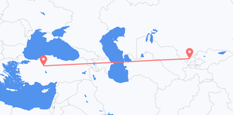 Vols de l’Ouzbékistan pour la Turquie