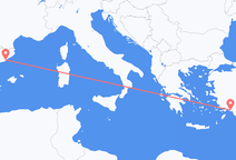 Vols de Barcelone à Dalaman