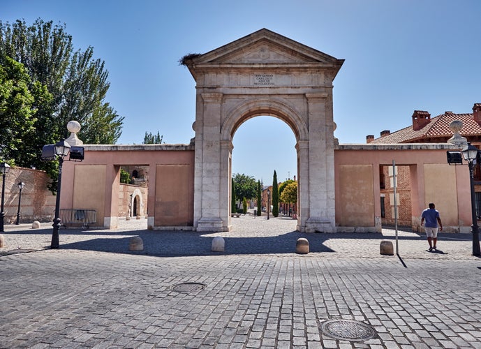 Photo of the town of Alcala de Henares, Spain.