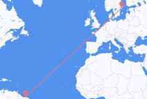 Paramaribo to Stockholm