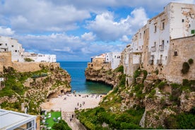 Photo of Scenic sight in Polignano a Mare, Bari Province, Apulia (Puglia), southern Italy.