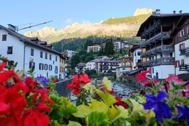 photo of Winter Cityscape of Cavalese, Val di Fiemme, Trentino Alto Adige, Italy.