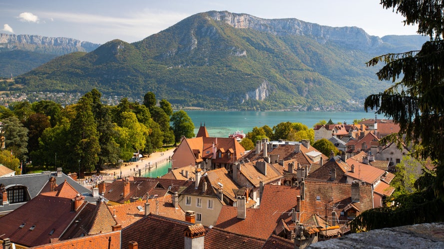 Annecy Old Town in France.