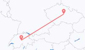 Train tickets from the Czech Republic to Switzerland