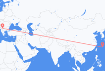 Flights from Okinawa Island to Pristina