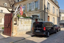 Private transfer from Dijon or Beaune to CDG Airport or Paris