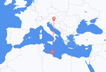 Flyg från Misurata till Zagreb