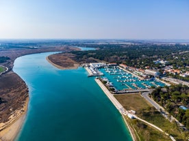 Photo of Colorful summer cityscape of Lignano Sabbiadoro town.