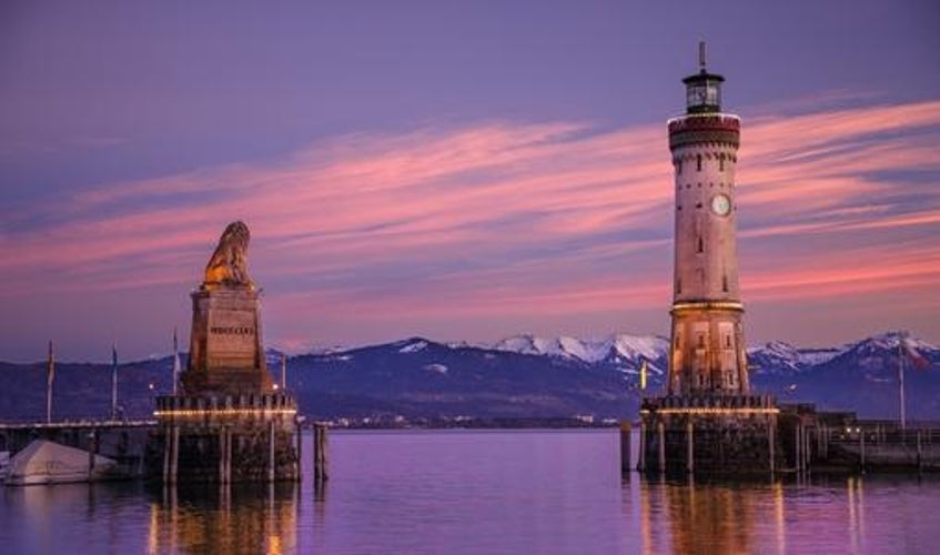 photo of view of Lindau, Germany.