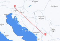 Vuelos de Skopie, Macedonia del Norte a Klagenfurt, Austria