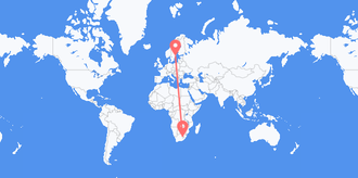 Lesotho to Sweden