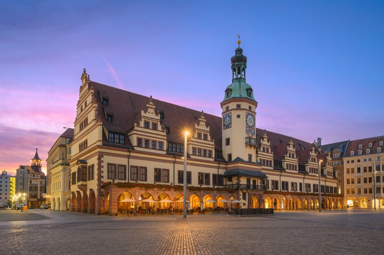 photo of view of View of Historic old town hall Leipzig, Germany, Europe.