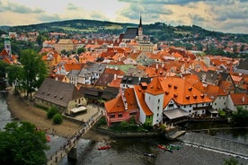 Einkaflutningur frá Salzburg til Prag með millilendingu í Cesky Krumlov