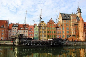 Photo of brine graduation towers in Inowrocław, Poland.