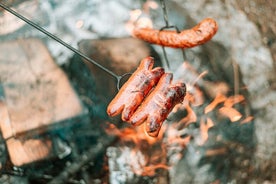 Visite privée à pied et autour d'un feu de camp du lac Sognsvann à Oslo