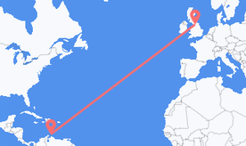 Flights from Aruba to England