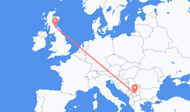 Flüge von Schottland nach Kosovo