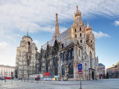 Church Heiliger Franz of Assisi at Mexikoplatz, Vienna, Austria.