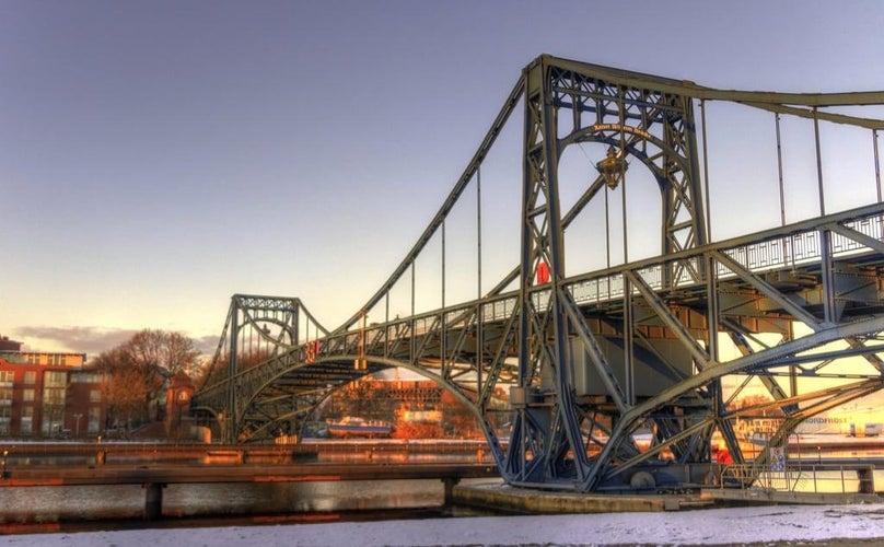 Photo of Kaiser Wilhelm Bridge on Wilhelmshaven ,Germany.