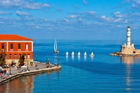 Chania stad från Rethymno