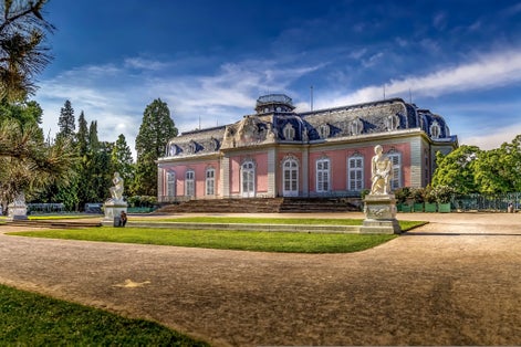  the Benrath palace in Dusseldorf, Germany