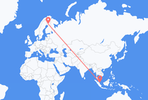 Flyg från Singapore till Rovaniemi