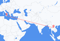 Flights from Vientiane to Catania