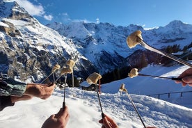 Sledding Cheese Fondue, Chocolate