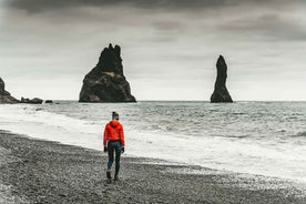 Ísland: Heilsdagsferð um suðurströndina, Svarta strönd og Fossar