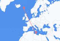 เที่ยวบินจาก Misurata ไปยัง Sørvágur