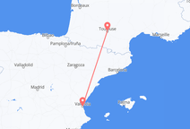 Flights from Valencia to Toulouse