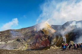 Mount Etna: Gönguferð að gígunum á toppi með kláfi