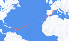 세인트빈센트 출신 출발해 팔마로 향하는 항공편