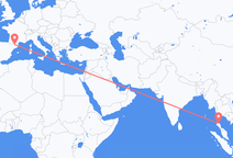 Vuelos de Provincia de Surat Thani a Andorra la Vieja