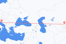 Flyg från Sjymkent till Split