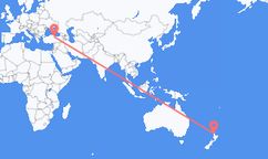 Voos de Auckland, Nova Zelândia para Tocate, Turquia