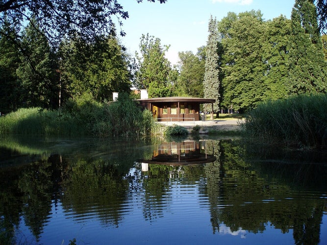 photo of Šimkovy sady in Hradec Králové, Czechia.