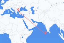 Flyreiser fra Malé, til Alexandroupolis