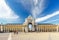 Photo of famous arch at the Praca do Comercio, Lisbon, Portugal.