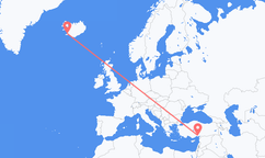 Flights from Reykjavík to Adana