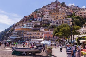 Excursão para grupos pequenos: Viagem diurna à Costa Amalfitana e Pompeia saindo de Roma